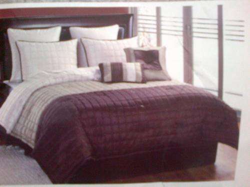 Luxurious Polysilk 8PCS Stockton Comforter Set