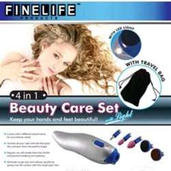 4 in 1 Cordless Nail Care Set With Light