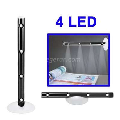 4 LED Super Bright Cabinet Light / Book Light
