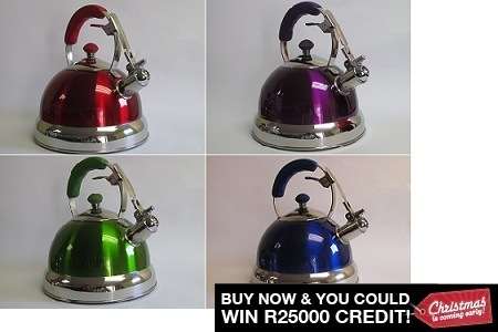 Energy Saving Whistling Kettle, valued at R999