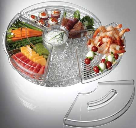 Appertizers On Ice With Lids