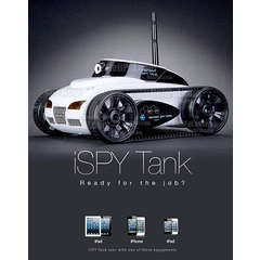 iSpy Tank: an iPhone-controlled tank with built-in spy cam