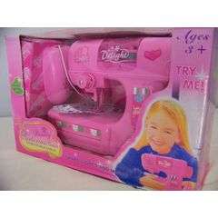 Kids Play Sewing Machine - Really Works With Lights!!