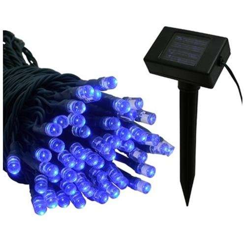 50 LED Solar String Light Strand BLUE