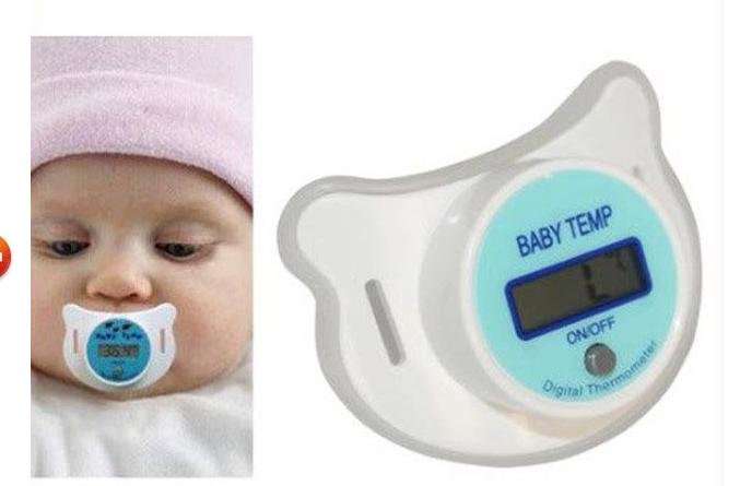 Baby Pacifier Thermometer
