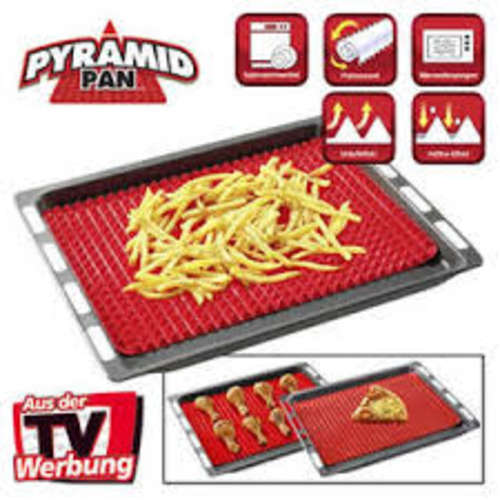 Pyramid Pan - FAT REDUCING Silicone Cooking Mat
