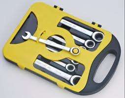 7 Pc Gear Wrench Set  8mm - 19mm