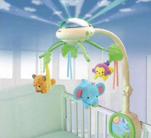Fisher Price Rainforest Dreams Mobile WITH REMOTE