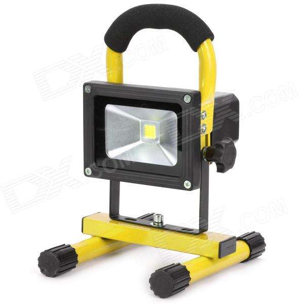 Portable Outdoor Camping 10W Rechargeable Waterproof LED White Light Project Lamp  - LASTS 4-6 HOURS
