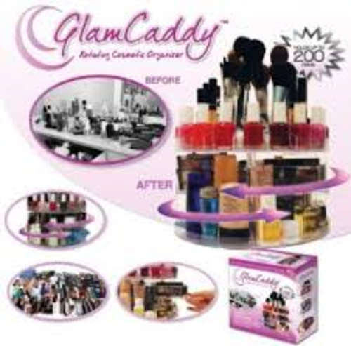 Three-Tier 360Â° Rotating Glam Caddyâ¢ Cosmetics Organizer