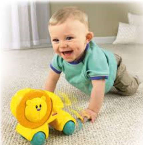Fisher Price Press & Crawl Lion