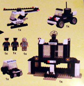 Best Lock 225 Pieces Construction S.W.A.T Set