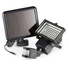 Solar motion detection security light 3W LED super brightness
