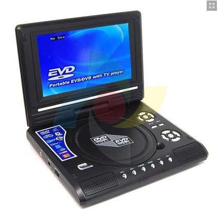 9.8 INCH LCD PORTABLE EVD / DVD /WITH TV PLAYER/CARD/READER/USB GAME