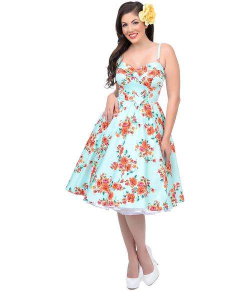 Gorgeous 1950's Floral Dress