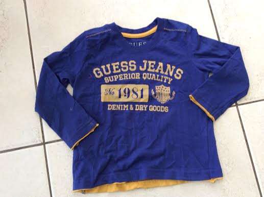 Boys Long Sleeve GUESS Top
