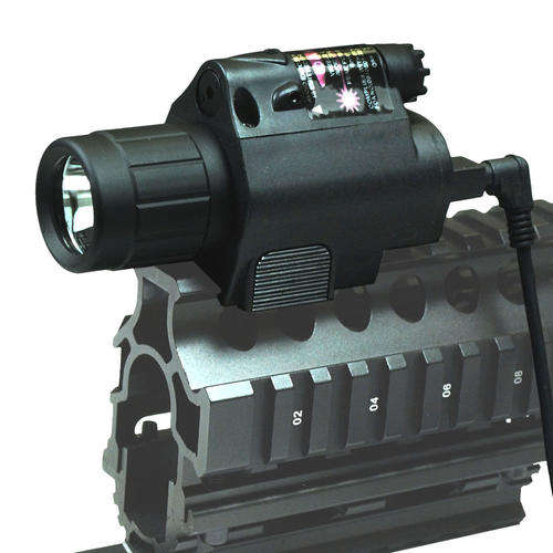 Tactical Red Laser Sight and LED Flashlight for Picatinny Rail 1MW 650NM