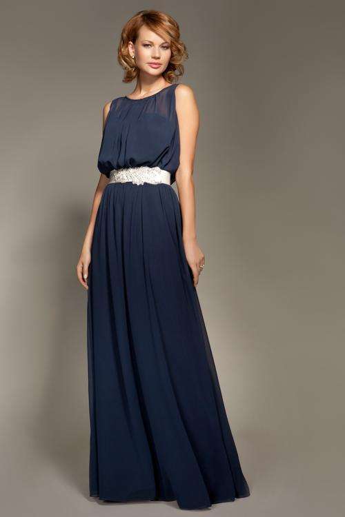 Summer Women's Sleeveless Party Dress Beach Casual Navy Blue Maxi