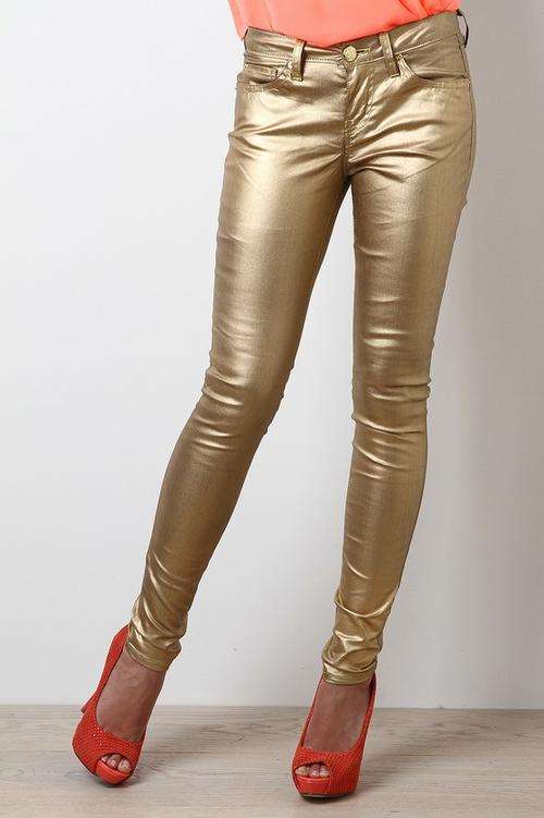 Gold Shiny Pants