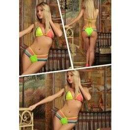 MAGNIFICENT NEON STRAPS BIKINI