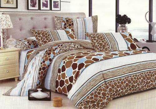 6 Piece African Print Design Duvet Cover Set - QUEEN