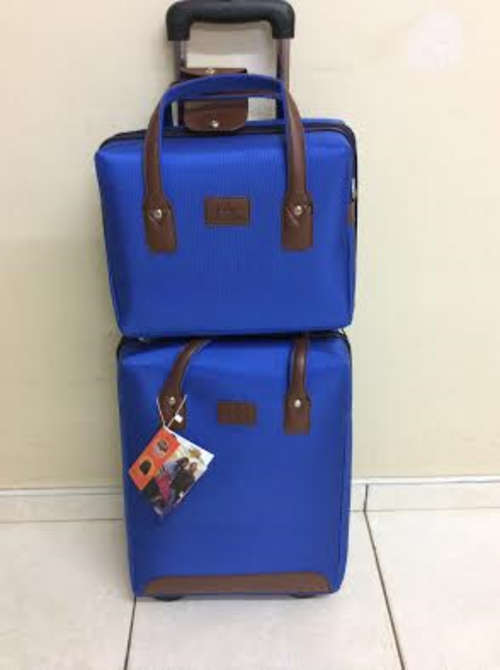 Travel Trolley Luggage + Vanity, ABS with Universal Wheels