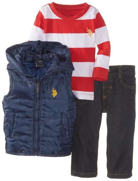 Infant Boys POLO Puff Sleeveless Jacket