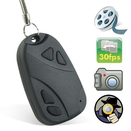 Spy Camera Car Key Chain Remote -Micro DVR Camera