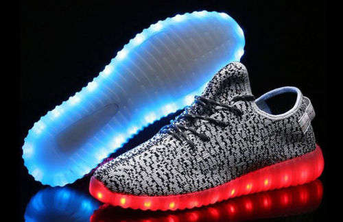 Kids Colorful LED Sneakers Light Up Sports Shoes