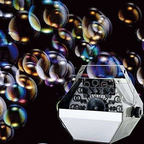Automatic Deluxe 16 Wand Bubble Maker Machine Auto Blower For DJ Party Kids Fun