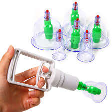 12 Body Cupping Set-Cupping Chinese Medicine With Oil & Plate