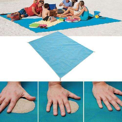 Sand Free Beach Mat Blanket Sand Proof Magic Sandless Sand Dirt