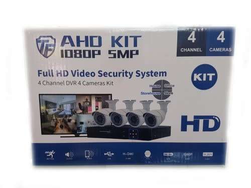 4 Channel AHD Kit 5 MPixel + Remote Viewing