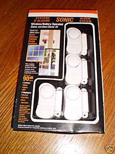 Sonic Wireless Battery Operated Alarm System