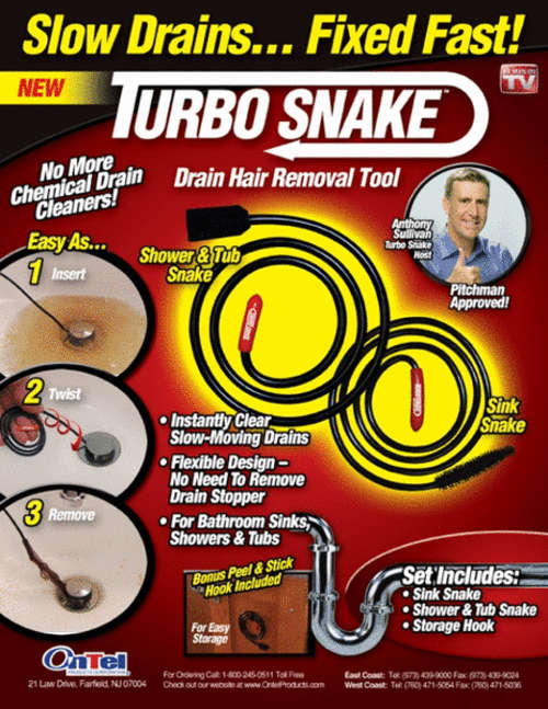 ZIP SNAKE - The easiest Most Affordable Wat To Clear DRAINS!!!
