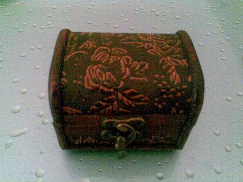 Stunning Small Hand Crafted Wooden Trinket Box