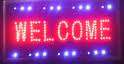 WELCOME LED Window Display Sign  - A MUST FOR ALL SHOPOWNERS