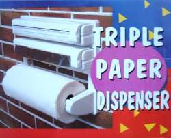 Triple Paper Dispenser - A Great Gadget For The Kitchen