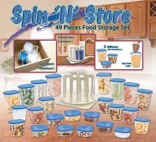 Spin & Go - 49 Piece Storage Set - AS SEEN ON TV