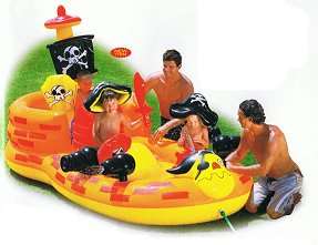 Intex Pirate Hideout Play Center- WOW!! A Must For Every Kid...