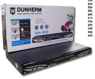 Dunherm MPEG4 dvd player with USB & card reader