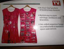 Hanging Dress Jewelry Organizer