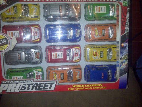 Set of 12 cars