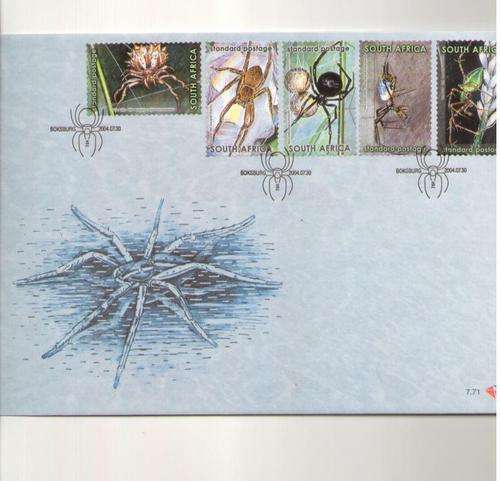 RSA 2004 THE WONDER WORLD OF SPIDERS FDC7.71 & 7.72