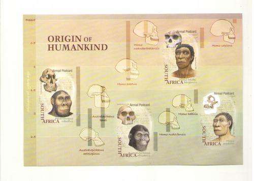 2006 ORIGIN OF MAN KIND COMPLETE SHEET OF 4 MINT