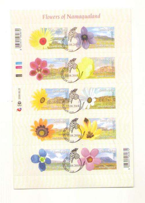 2008 FLOWERS OF NAMAQUALAND FULL SHEET CTO