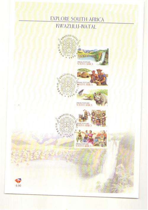 1998 EXPLORE SOUTH AFRICA KWA-ZULU NATAL FDC 6.90