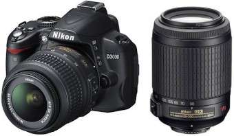 Nikon Nikon D3000 Digital SLR Twin VR Lens Kit