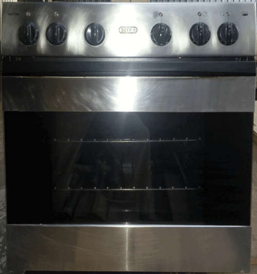 Defy Slimline 600 SSU Oven and Hob (Silver)
