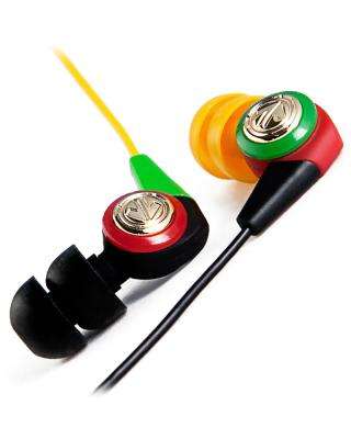 Aerial7 Neo Stereo Ear Bud Earphones Dark Rasta